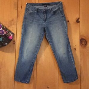 Calvin Klein designer jeans skinny crop.